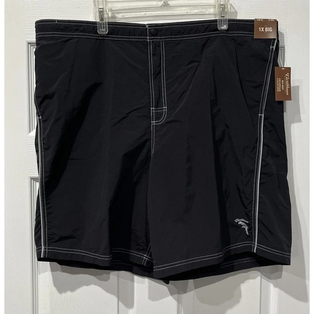 Roundtree & Yorke Swim Trunks Size 1X Big Man Caribbean‎ Vacation